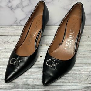Calvin Klein Black Greta Pumps (Size 9)